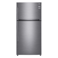 ثلاجة ال جي LG نوفروست، 592 لتر، موتور انفرتر، فضي - GR-H822HLHM