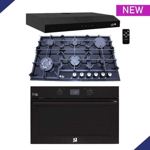 طقم بيوريتي 90 سم  غاز كامل