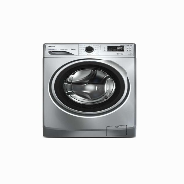 غساله زانوسى اوتوماتيك 8كيلو 1200لفه سلفر انفرتر بخار تى سى ZWF8241SS7