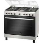 بوش بوتاجاز غاز 90 سم، 5 شعلات مع شواية، ، سلسلة 4- HGVDF0V50S bosch
