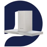 ايكوماتيك شفاط 90 سم 650 م3/ساعة استانلس ستيل H96TB