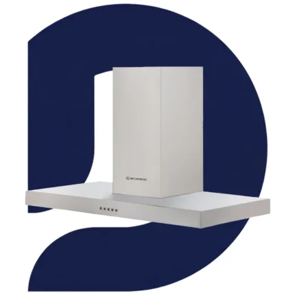 ايكوماتيك شفاط 90 سم 650 م3/ساعة استانلس ستيل H96TB