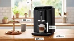 ⁦بوش Serie 2 ماكينة تحضير الإسبريسو الأوتوماتيكية بالكامل VeroCafe بيانو بلاك, خزان المياه TIE20119 bosch⁩ - الصورة ⁦6⁩