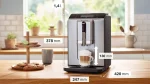 ⁦بوش Serie 2 ماكينة تحضير الإسبريسو الأوتوماتيكية بالكامل VeroCafe سيلك سيلفر, خزان المياه  boschTIE20301⁩ - الصورة ⁦6⁩