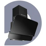 شفاط إيكوماتك كريستال أسود 60 سم بموتور إيطالي H6207FAB