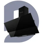 شفاط إيكوماتك ديكوري 60 سم كريستال أسود بالريموت –  H6310MRT