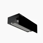 ⁦شفاط إيكوماتك ديكورى 90 سم 500 م3/ساعة 3 سرعات كريستال أسود H9205GLB⁩ - الصورة ⁦2⁩