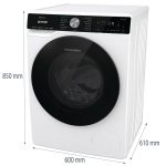 ⁦Gorenje غسالة ملابس 60 سم , سعة الغسيل: 10.5 كجم WNS1X4ARTWIFI⁩ - الصورة ⁦3⁩