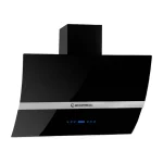 ⁦شفاط إيكوماتك ديكوري 90 سم كريستال أسود - 3 سرعات تاتش – H910NATBLX⁩ - الصورة ⁦2⁩