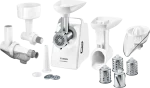 ⁦مفرمة لحم بوش سيريس 4، CompactPower، 2000 W، أبيض، أبيض MFW3X18W bosch⁩ - الصورة ⁦3⁩