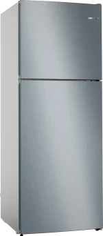 ⁦بوش ثلاجة بفريزر علوي قائمة بذاتها من بوش 485 لتر موديل KDN55NL2E8، فضي bosch⁩ - الصورة ⁦2⁩