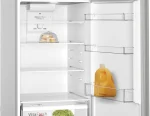⁦بوش ثلاجة بفريزر علوي قائمة بذاتها من بوش 485 لتر موديل KDN55NL2E8، فضي bosch⁩ - الصورة ⁦5⁩