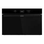 فرن بلت إن غاز جورينيا (Gorenje) - 88 لتر 90 سم – أسود – BOG9321DBG – مساحة طهي عملاقة وشاشة LED