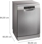 غسالة أطباق بوش سيريس 6 الماني 60 سم 8 برامج 13 فرد BOSCH SMS6ECI83T - Image 2