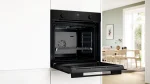 ⁦فرن بوش Series 4 مدمج 60×60 سم بالبخار المضاف – أسود – موديلHUA736EA0T⁩ - الصورة ⁦4⁩
