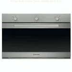 فرن بلت إن أريستون غاز 90 سم 105 لتر GGSM53IXA30