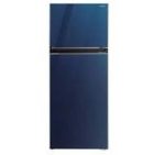 ثلاجه توشيبا 450 لتر ازرق ساطع زجاج انفرتر GRRT624WEPGN73