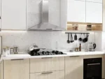 ⁦شفاط مطبخ تربولاين  هرمي Air Line Plus 90، 90 سم، 850 م³/ساعة، ستانلس / اسود⁩ - الصورة ⁦2⁩