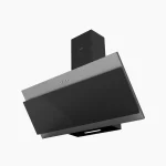 ⁦شفاط إيكوماتك ديكوري مائل 90 سم كريستال أسود وإستانلس – H9106EBX⁩ - الصورة ⁦2⁩